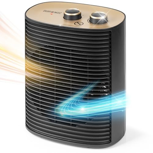 Duronic HV32 BK Stufetta Elettrica Portatile 2000W 3 Modalità