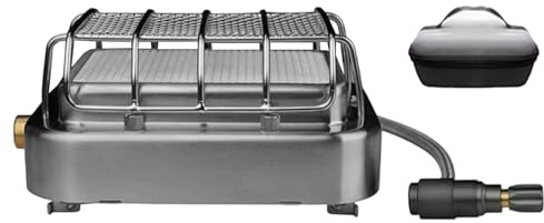 Zeltheizung, wärmerer 2-in-1-Ofen – tragbare Heizung im Freien, zum Wandern im Freien, Terrasse, Garage, Angeln, Wildtiere, Beobachtung von 1–2 Personen