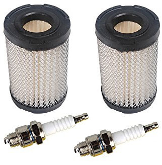 ouyfilters 35066 Air Filter mit Zündkerze für Tecumseh lev90 lev100 lev115 ECV100 ovrm60 ersetzen Sears 63087 A Oregon 30–301