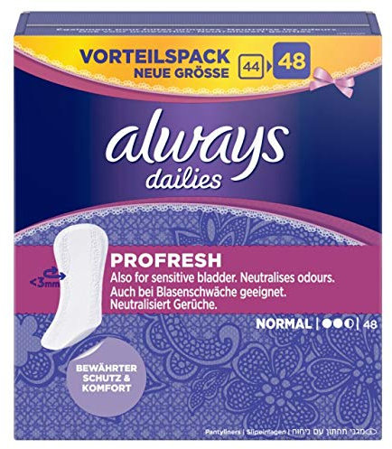 240 St. always Slipeinlagen ProFresh Normal Vorteilspack 48er Pack x 5