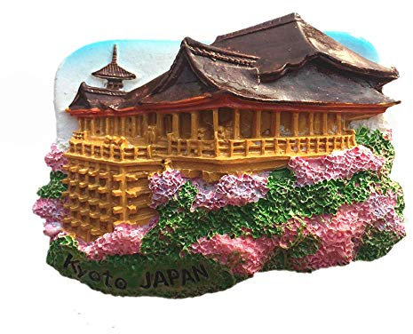 Kyoto Japan 3D-Kühlschrankmagnet, Reise-Souvenir, Geschenk, Heim-Küchendekoration, magnetischer Aufkleber, Kyoto Japan Kühlschrank-Magnet-Kollektion