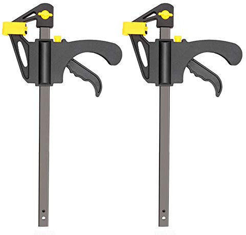 Morsetti Da Falegname 2/3/4/5 / 8PCS Nuovo tampone per la lavorazione del legno Bar f clip da 4 pollici Grip rigido a cricchetto rapido a cricchetto a cricchetto a cricchetto FAI DA TE Set carpentiere