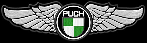 Masterpatch Aufnäher für Fans Puch Wings XL Patch Chopper Motorrad Motorrad parche Bordado brodé patch écusson toppa ricamata