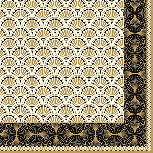 20 Servietten Afrikanische Fächer | Muster | Serviettentechnik | Tischdeko 33x33cm
