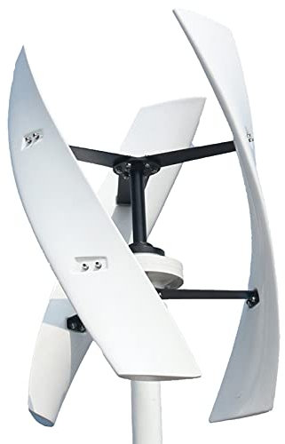 Generador De Turbina De Viento del Eje Vertical, 4000W 24V 48V 96V 120V 220V 3 Cuchillas Levitación Magnética Vertical Generador De Viento Vertical para Uso Doméstico,48V