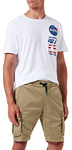 Alpha Industries Cotton Twill Jogger Short Short für Herren Olive