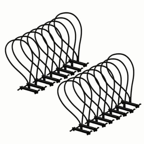 JUMPMAX Spanngummis für Trampolin Randabdeckung - 16 Stück - Passend für alle gängigen Marken