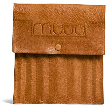 muud Oslo handgefertigtes Nadeletui aus Leder Whisky
