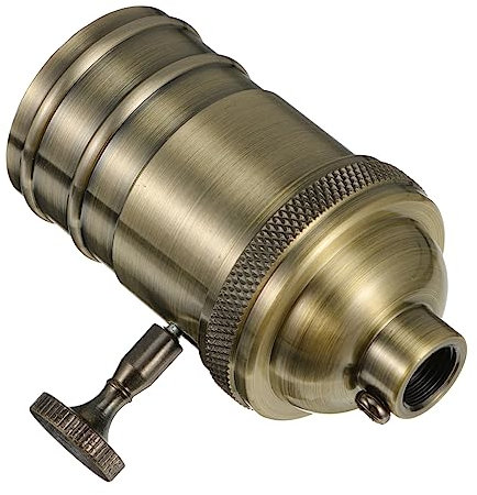 DOITOOL Retro Lampenfassung E27 Vintage Aluminiumdruckguss Hitzebeständig mit Schraubklemmen Design für Pendelleuchte Küchenleuchte Esszimmer Wohnzimmer Bar Restaurant Selbstgemacht Beleuchtung