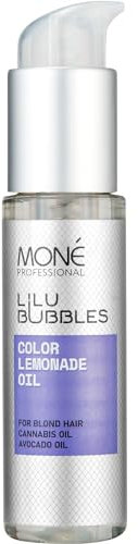 MONÉ - Haaröl für blondes und blondiertes Haar - Normales oder trockenes, geschädigtes Haar - Nährung, Geschmeidigkeit, Schutz, Glanz, Frizz-Kontrolle - 50 ml