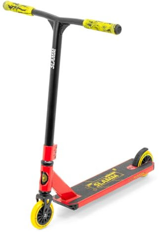 Slamm Klassischer Mini-Stunt-Scooter, 110 mm Räder, niedrige Fahrhöhe für junge Kinder, Teenager, Anfängerfreundlicher T-Stab und gewindelose Gabel, optimale Lenkung und Sicherheit
