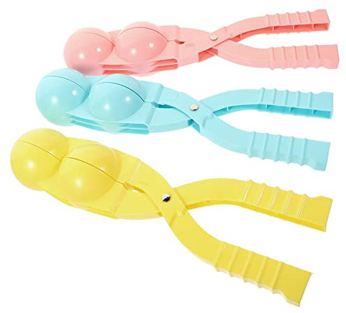 ifundom 3 Stück Schneeball Clip Kunststoff Schneeball Klemme Schneeball Maker Kinder Spielspielzeug Kinder Winter Schnee Spielzeug Schneeball Zange Schneeball Clips Schneeball