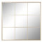 Home ESPRIT Espejo de Pared Beige Ventana Scandi 90 x 2 x 90 cm