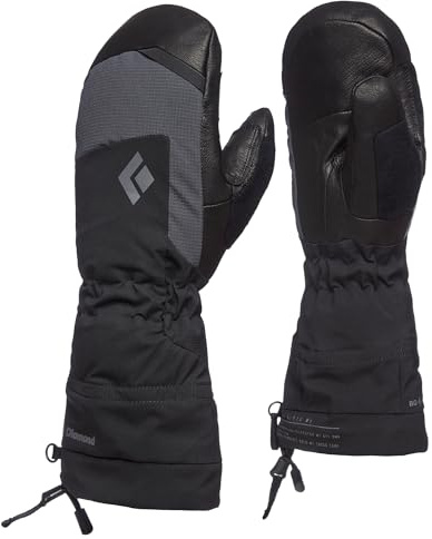 W MERCURY MITTS | Handfläche aus Ziegenleder, PrimaLoft-Isolierung, weiches Fleecefutter, Kevlar-Nähte für Seilhandhabung