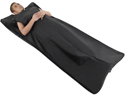HuKaiL Coperta per sauna a infrarossi, 180 x 80 cm, portatile, con controllo della temperatura di 30 – 70 ℃ e regolazione del tempo di 20 – 60 minuti, riscaldamento a infrarossi, coperta mobile con