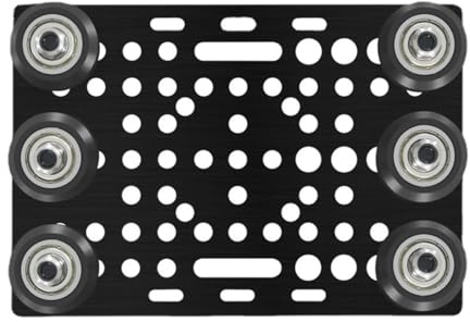Laroal 3D Printer Gantry Plate Kit 20-80mm Aluminum Extrusion Black Anodized Surface For CNC Lathe 3D Printer