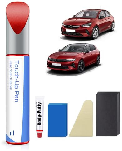 51A / G1R /50Y Peperoncino Red Metallic/Chili Rot Metallic Ausbesserungsfarbe Kit für Opel Exakte Übereinstimmung – Ausbesserung von Kratzern und Abplatzungen