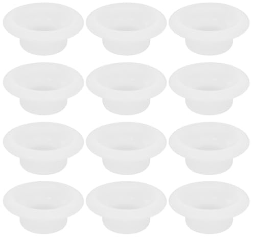 SHINEOFI 12pcs Swing Top Bottle Seal Gaskets White Full Coverage Leakproof Replacement Washers for Beer and Enzyme Bottles Food-grade Material for Home Brew Preservation