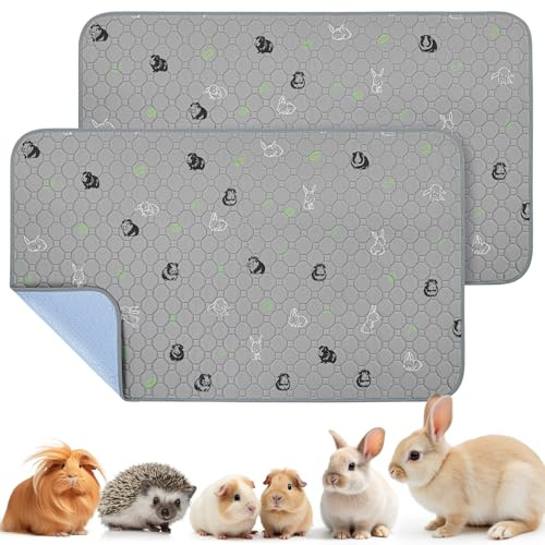 PICK FOR LIFE Waschbare Pipipads für Meerschweinchen, Kaninchen, 100x90 cm PIPI Unterlagen