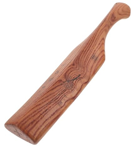 CLISPEED Wood Laundry Hammer 40Cm Solid Wood Paddle Manual Washer Tool for Household Hand Washing Clothes