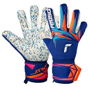 Reusch Profi Torwarthandschuhe Kinder | herausragender Grip & atmungsaktiv | 4mm Profi-Haftschaum, Training & Spiel, geeignet für Naturrasen & Kunstrasen, Größe 5-7,5, Attrakt Fusion Guardian Junior