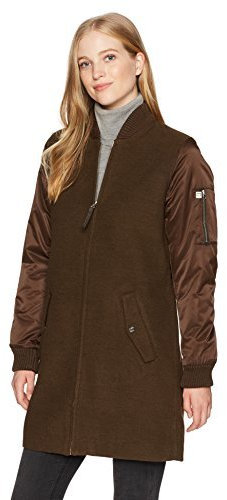 Obey Damen Mantel Birmingham - grau - Mittel