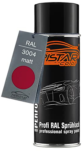 RAL 3004 Purpurrot matt Lack Spraydose - Sprühdose 400 ml, schnelltrocknend | Sprühdose 400 ml, schnelltrocknend