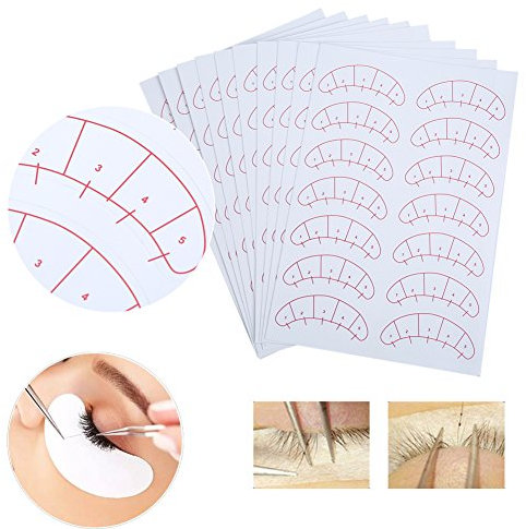 Patch Extension Cils, 140Pcs patch extension cils De Cils Autocollant D'extension Outil Maquillage Plaquettes Positionnement D'isolation de Gel Non Pelucheux pour Eye Pads Yeux Patchs les Beauté
