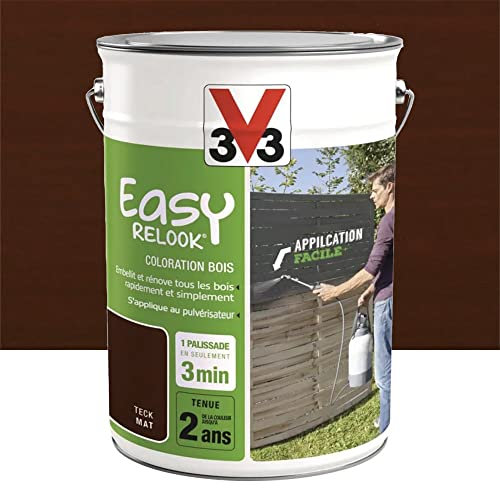 V33 Coloration bois Easy Relook Teck Mat 5 L