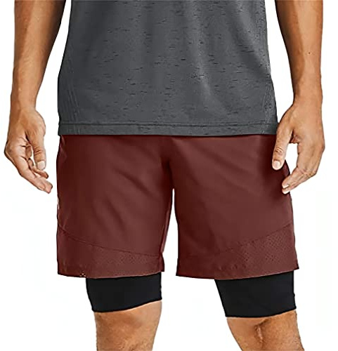 Under Armour Herren Kurz Vanish Stoffshorts, Cinna Red//Black (688), XXL, 1328654-688