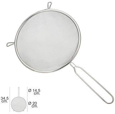 ORYX 5072060 Sieb Edelstahl Basic Ø 20 x 34,5 (Höhe) cm