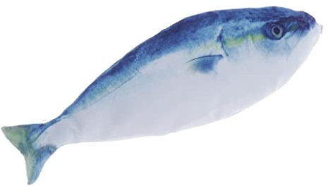 Sharplace Niedliche Federtasche Federmappe Stiftetasche Kosmetikum, kosmetisches Mittelum, kosmetisches Mittel Tasche Schminktaschen Make-up Bag Geschenk für Damen Student, Blauer Fisch 26x7.5cm