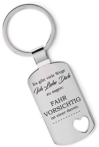 Lieblingsmensch Schlüsselanhänger Modell: Es gibt viele Wege (Ausgestanztes Herz)