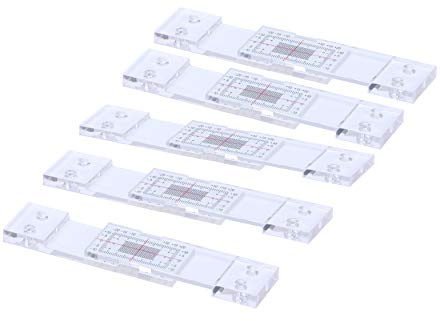 Mountlaser Rissmessgerät Monitor, Gebäudewand Standard Rissmonitor, Spaltmaß Rissüberwachung Aufzeichnung zur Überwachung von Wandverformungen und Rissen (5 Stück)