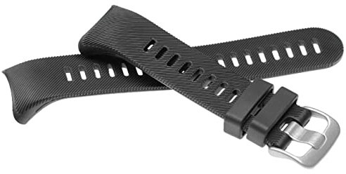 vhbw Brazalete, correa compatible con Garmin Forerunner 45, 45 S smartwatch - 11,6 + 9,1 cm silicona negro