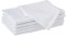 Encasa XO Baumwollstoffservietten | 6er-Set | Größe 43x43 cm | White Volltonfarbe | Waschmaschinenfest
