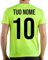CHEMAGLIETTE! T-Shirt Personalizzata con Stampa Nome e Numero Maglietta Sportiva Calcio Calcetto Personalizzabile Taglia e Colore a Scelta Maniche Corte