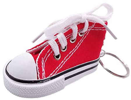 ceasnitis 1/5 Stück Sneaker Schlüsselanhänger, Canvas Schuh Schlüsselanhänger, Rucksack Schlüsselanhänger, Geschenktütenfüller, Preisgeschenke, Coole Geburtstagsfeier Gefälligkeiten