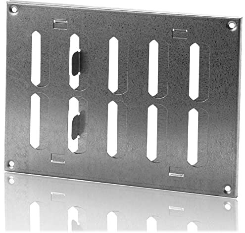 200x150mm Griglia di Ventilazione Regolabile in Acciaio Zincato - Griglie di Aerazione in Metallo