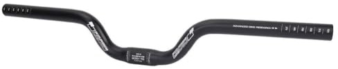 HERCHR Fahrradlenker Aluminiumlegierung Riser Lenker 520x25.4mm 120mm Rise Schwarz Riser Bars Extra Langer Mountainbike Lenker Rise Radsport Lenker Touring Lenker MTB Rise Lenker