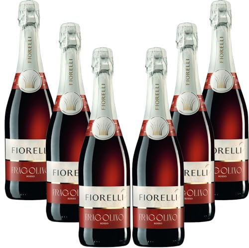 Fiorelli Fragolino rosso: bebida aromatizada a base de vino, afrutada y dulce. - Caja de 6 botellas, 450 cl.