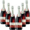 Fiorelli Fragolino rosso: bebida aromatizada a base de vino, afrutada y dulce. - Caja de 6 botellas, 450 cl.