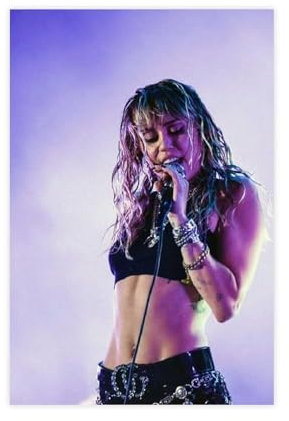 Schauspieler, Sänger Miley Cyrus 2, Leinwand-Poster, Schlafzimmer, Dekoration, Sport, Landschaft, Büro, Raumdekoration, Geschenk, ungerahmt, 30 x 45 cm