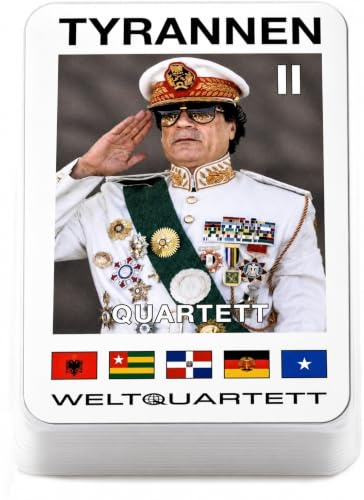WESTCRAFT Spielquartett Karten Quartett Spiel Tyrannen I-IV Ungeziefer Marien-Erscheinung Junkfood Seuchen | (Tyrannen 2)