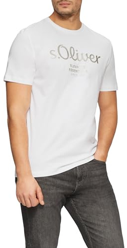 s.Oliver T-Shirt aus Baumwolle mit Label-Print