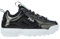 Fila Disruptor Ii Premium Bequeme Damen-Sneaker, 003 Black/Metallic Silver/White, 41 EU