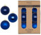 Weihnachtskugeln Glas 10cm 6 Stück - matt & glänzend - Große Christbaumkugeln Weihnachtsbaumkugeln für Weihnachten - Christbaumschmuck & Weihnachtsbaumschmuck Königsblau - Royal Blue