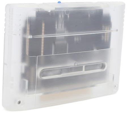 Cartouche de Jeu 3000 en 1, Cartouche de Jeu 8 Go Classics, Sauvegarde Automatique, Carte de Jeux Multifonctionnelle pour Snes pour Console de Jeu SFC (Blanc Transparent)