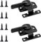 2pcs Smoker Door Latch Kit with 8 Screws, Smoker Leaf Latch Clamp Latch Clamp Latch Compatible with 1077 PBV4PS2, Pit Boss Pro Series II 4 Series Vertical Wood Pellet Smoker
