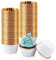 Cupcake Cases, 100PCS Cake Muffin Liners, Greaseproof Foil Baking Cups, Thick Muffin Cases Metallic Cake Cups Household Oven Birthday Wedding Party Muffins Pastry Molds(White)